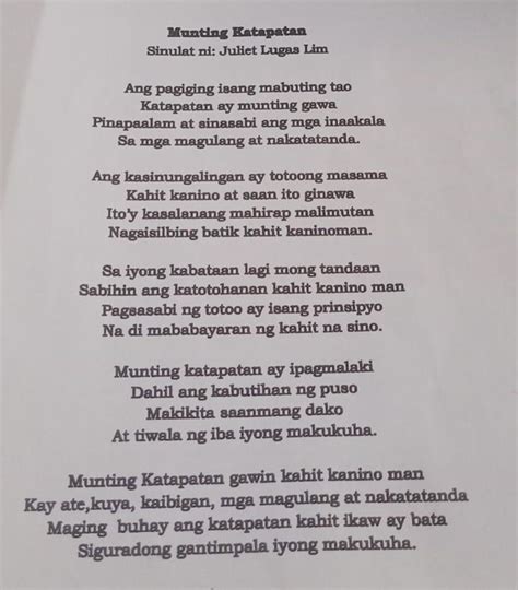 5. Ano ang mapapala ng isang batang matapat? - Brainly.ph