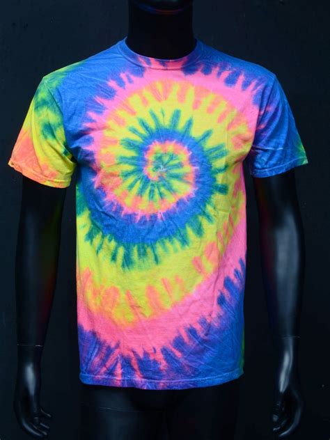 Neon UV Glow Tyedye T-Shirts Perth | Hurly Burly - Hurly-Burly