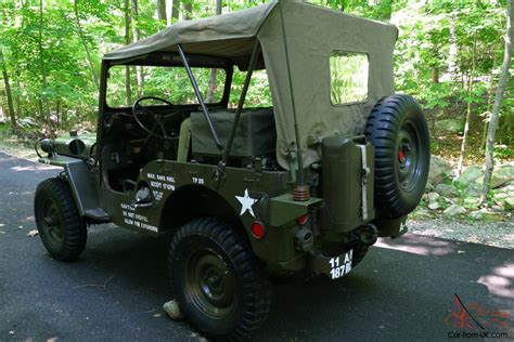 1952 WILLYS M38 MILITARY - ARMY JEEP - ROTISSERIE RESTORATION -AMERICAN ...