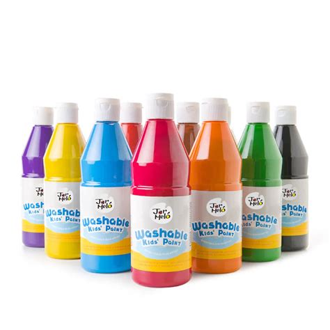 12 Colors Kids' Washable Paint 500ml Non-toxic Washable Paint For Kids - Buy Washable Paint ...