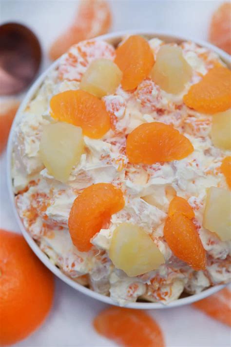 Creamsicle Mandarin Orange Salad with Vanilla Pudding