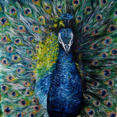 HUGE Peacock Oil Painting – Finally FINISHED! | KATY JADE DOBSON