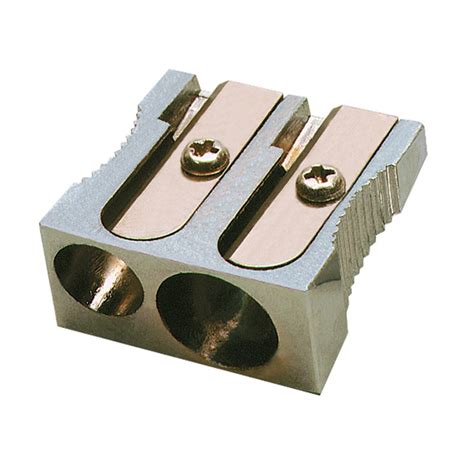 Metal 2-Hole Pencil Sharpener - CHL77755 | Charles Leonard | Supplies,Pencils & Accessories