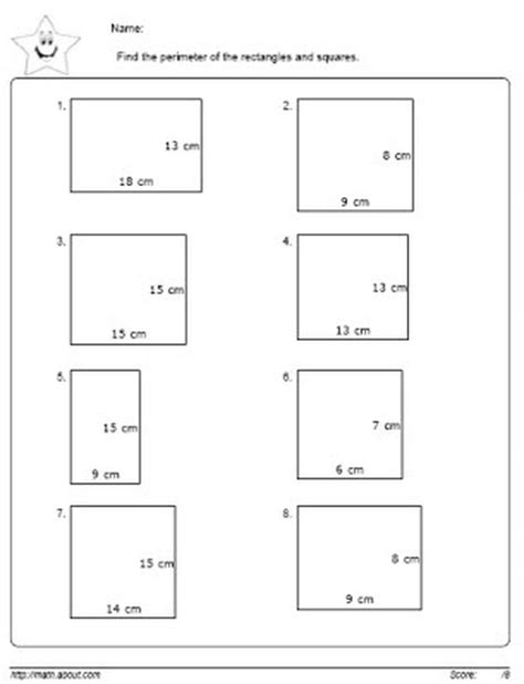 Practice Using Geometry to Calculate Perimeter With These Worksheets ...