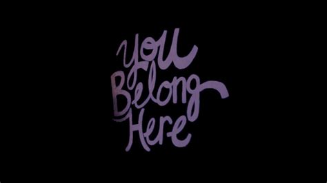 You Belong Here - YouTube