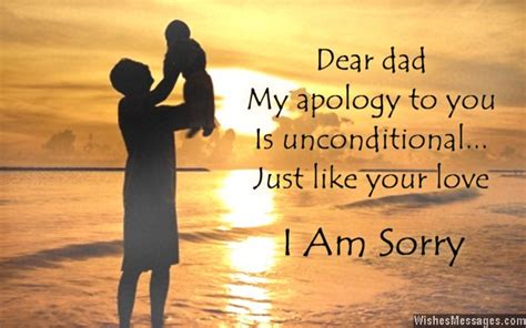 I am sorry messages for dad – WishesMessages.com