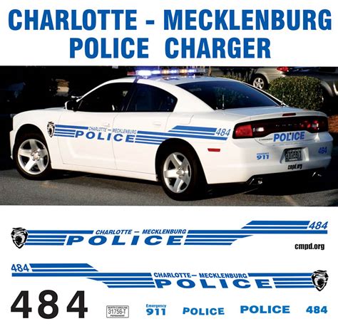 Charlotte-Mecklenburg Police, NC (North Carolina) – Charger – Bilbozodecals