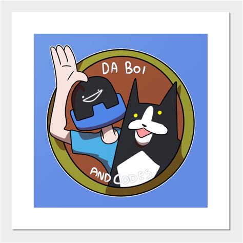 Da Boi Logo - Cat - Posters and Art Prints | TeePublic