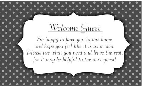 Printable Welcome Note For House Guests - img-Abbott