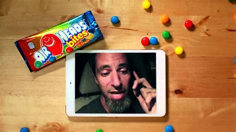 Airheads Candy Commercial Blue Raspberry Phone Blooper - YouTube