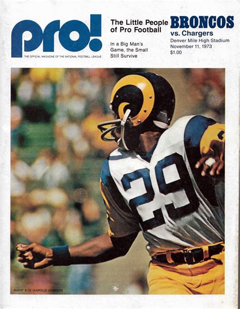 1973 San Diego Chargers Game Publications - SportsPaper.info