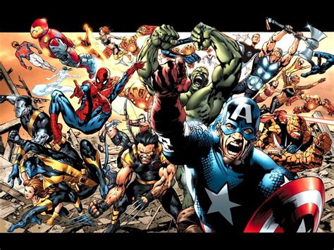 Marvel Cartoon Wallpapers - Wallpaper Cave