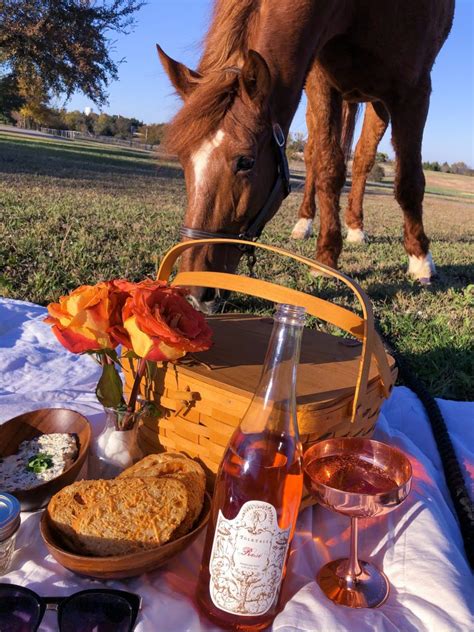 Fall Rosé Horse Picnic - The Rose Table