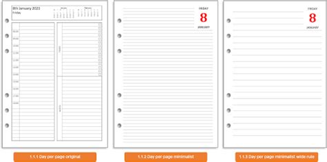 Free 2023 Filofax calendar (diary) downloads part 1: A4 and A5 size ...