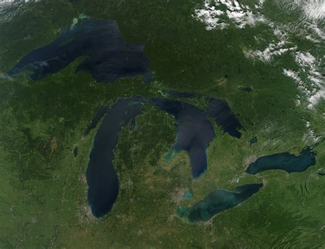 Great Lakes, No Clouds | NASA image acquired August 28, 2010… | Flickr