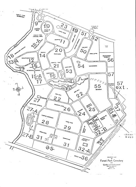 Forest Park Lawndale Cemetery Plot Map – The World Map