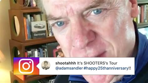 Shooter McGavin actor has responded to Adam Sandler's video in a ...