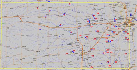 Kansas Fishing Map Locator