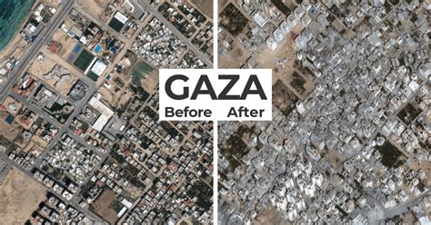 Satellite images show scale of destruction in Israel’s assault on Gaza | Israel-Palestine ...