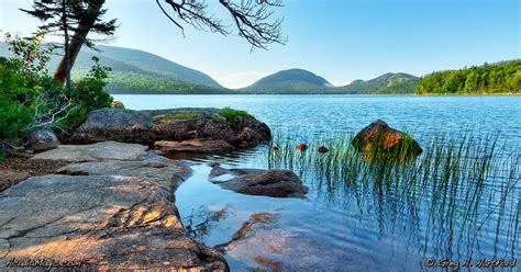 Bar Harbor, Maine - Eagle Lake in Acadia