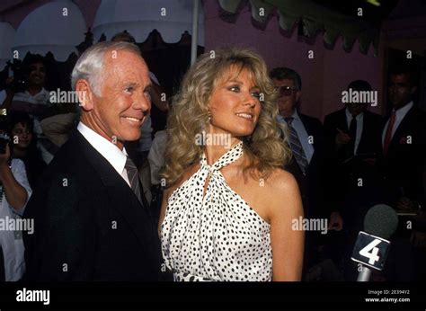 Johnny Carson And Alexis Maas 1988 Credit: Ralph Dominguez/MediaPunch ...