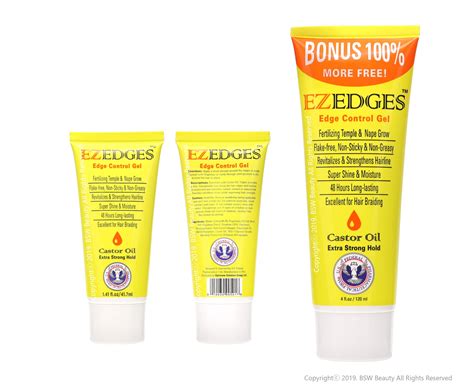 EZEDGES EDGE CONTROL GEL CASTOR OIL