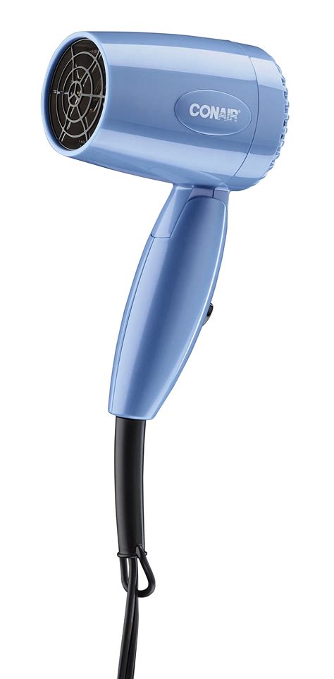 Conair 1600 Watt Compact Hair Dryer with Folding Handle; Dual Voltage ...