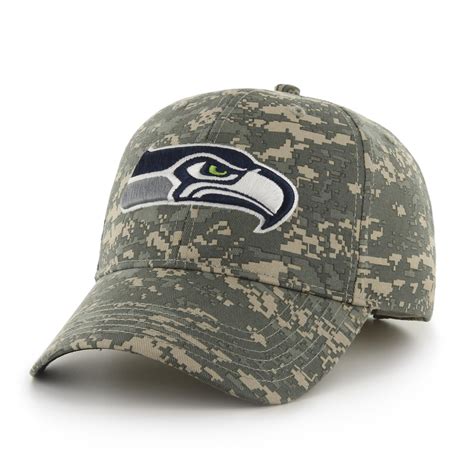 NFL Men's Camo Baseball Hat - Seattle Seahawks