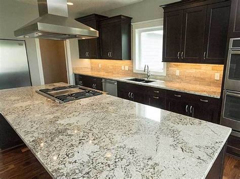 Alaskan White Granite With Tile Backsplash — Randolph Indoor and Outdoor Design