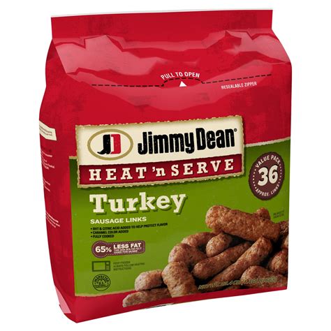 Jimmy Deans Turkey Sausage Links 36 ct | Shipt