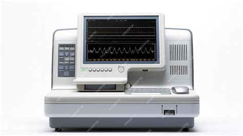 Premium AI Image | Electrocardiogram ECG or EKG Machine a full body shot of single