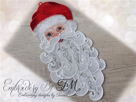 Santa FSL / four sizes – Embroidery by TM - designs by Teresa s.r.o.