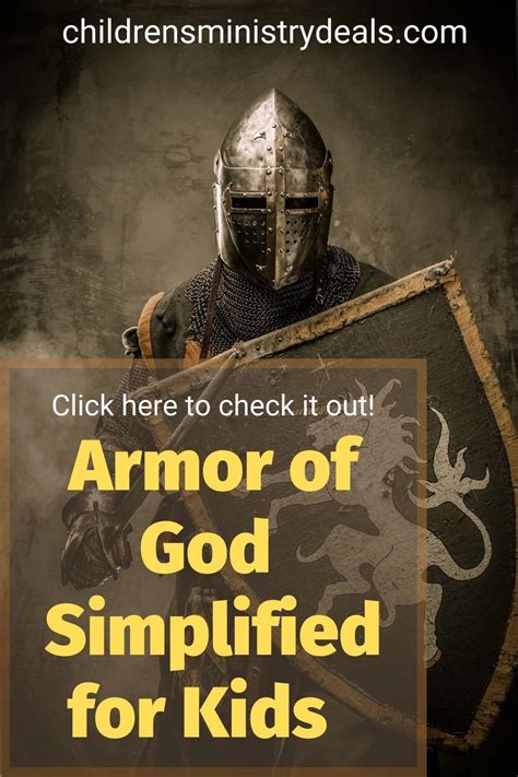 Armor of God Simplified #Armorofgodforchurch #Armorofgodforsundayschool ...