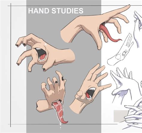 Anime Hand Studies | Desenhos