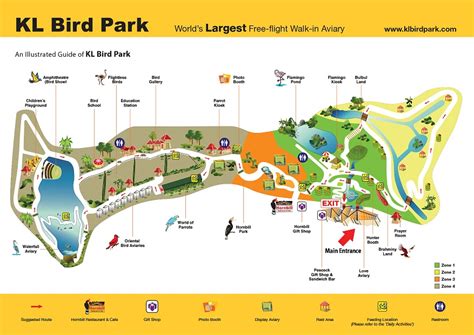 Kl Bird Park Map - Bobbie Stefanie