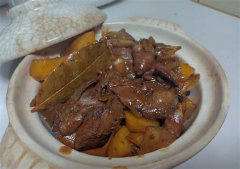 Chicken Liver Adobo Recipe by B Rojas - Cookpad