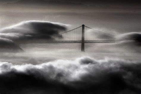 Photos of fog in San Francisco in the month August, or 'Fogust'