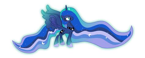 Princess Luna Rainbow power by aqua-pony on DeviantArt