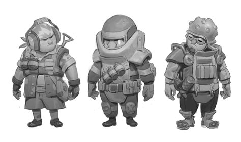 ArtStation - Cartoon soldier concepts