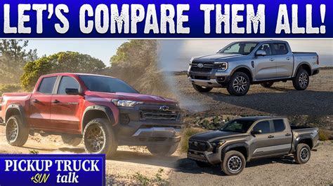 I've Been In or Driven All the New 2024 Midsize Trucks and I Compare Them - YouTube