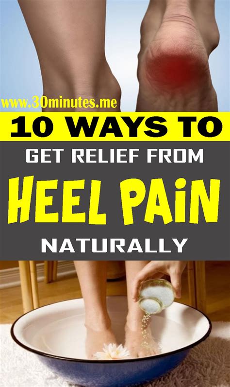 10 Ways To Get Relief From Heel Pain Naturally - HEALTH and WELLNESS