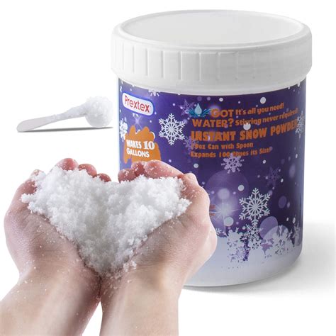 Buy Prextex Instant Snow Powder - Perfect for Christmas Tree Decoration, Home Village Displays ...