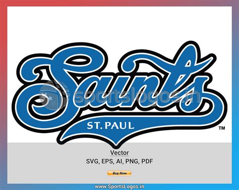 St. Paul Saints - Baseball Sports Vector SVG Logo in 5 formats ...