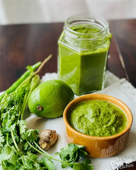 Coriander and Raw Mango Chutney | My Weekend Kitchen