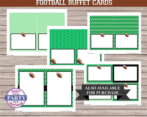 Football Party Happy Birthday Banner Sign Instant Download | Etsy