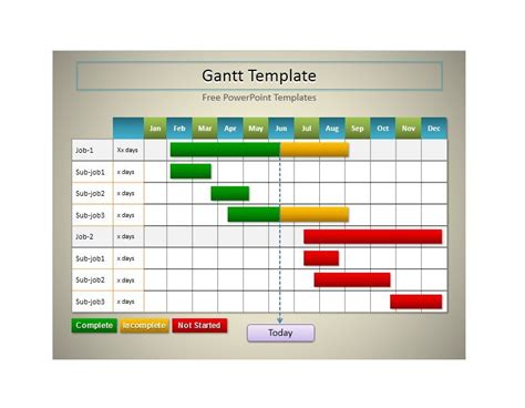 37 Free Gantt Chart Templates (Excel, PowerPoint, Word) - Free Template Downloads