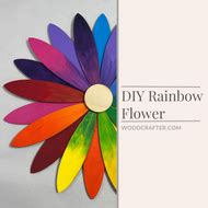 DIY Flower Wall Decor | Woodcrafter.com - WoodCrafter.com