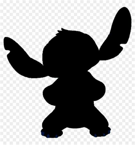 Shaow Clipart Sombra - Disney Stitch Silhouette, HD Png Download ...