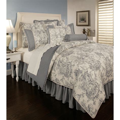 Sherry Kline PCHF Country Toile Blue 6-piece Comforter Set - Walmart.com - Walmart.com