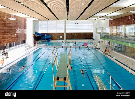 Indoor Swimming Pool With Diving Board High Resolution Stock Photography and Images - Alamy